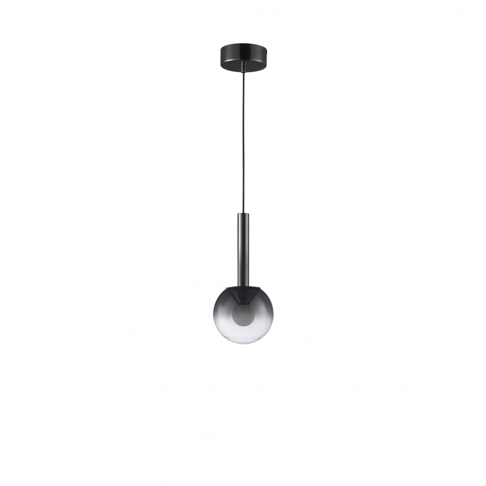 подвесной светильник iledex aura 8615p-1s bk-sm