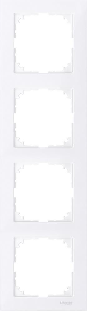 рамка на 4 поста schneider electric merten mtn4040-3625