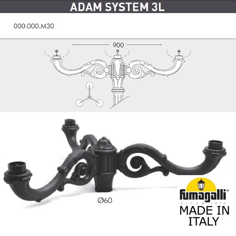 парковый фонарь fumagalli globe g30.205.m30.ayf1r