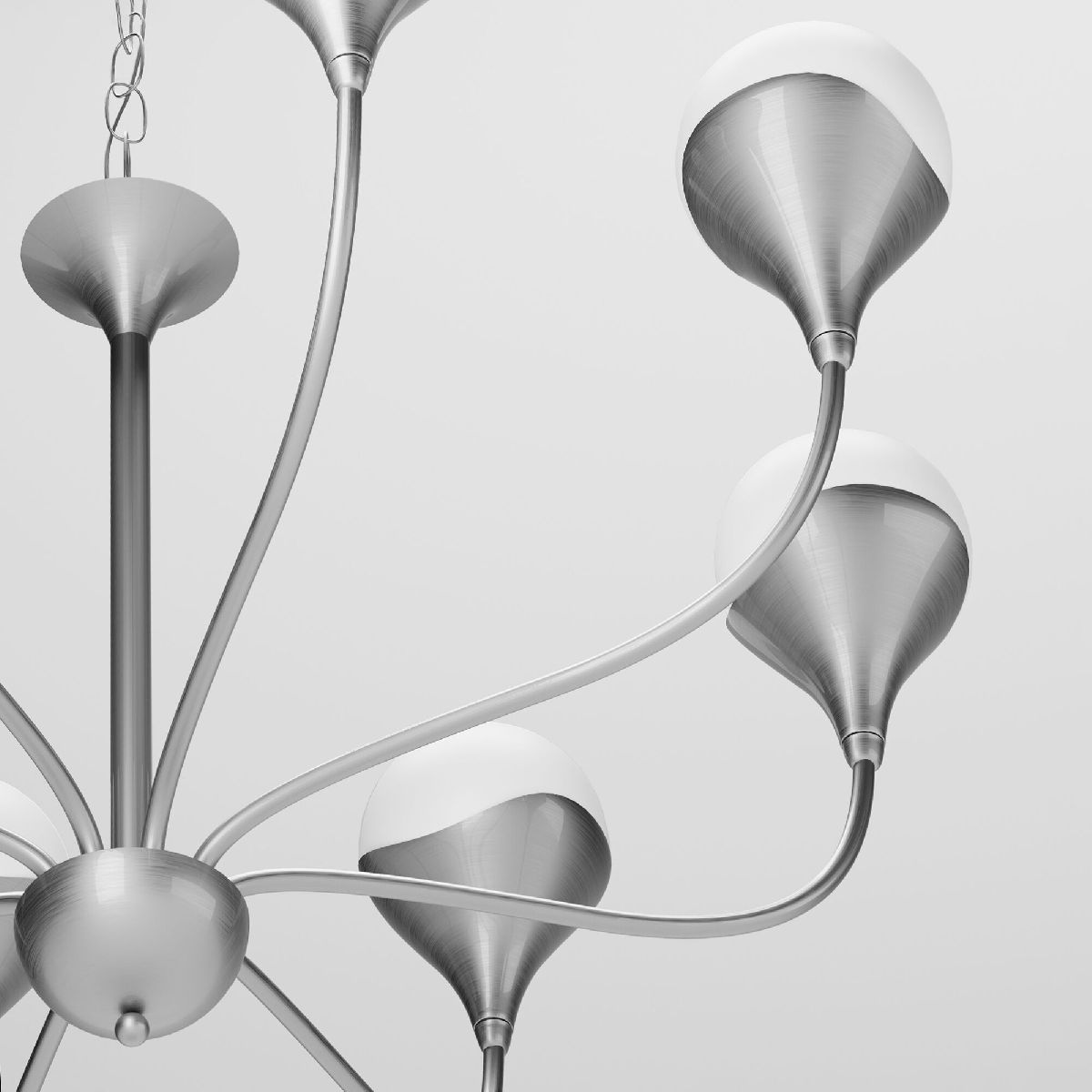 подвесная люстра eurosvet 60169/8 никель smart a068277