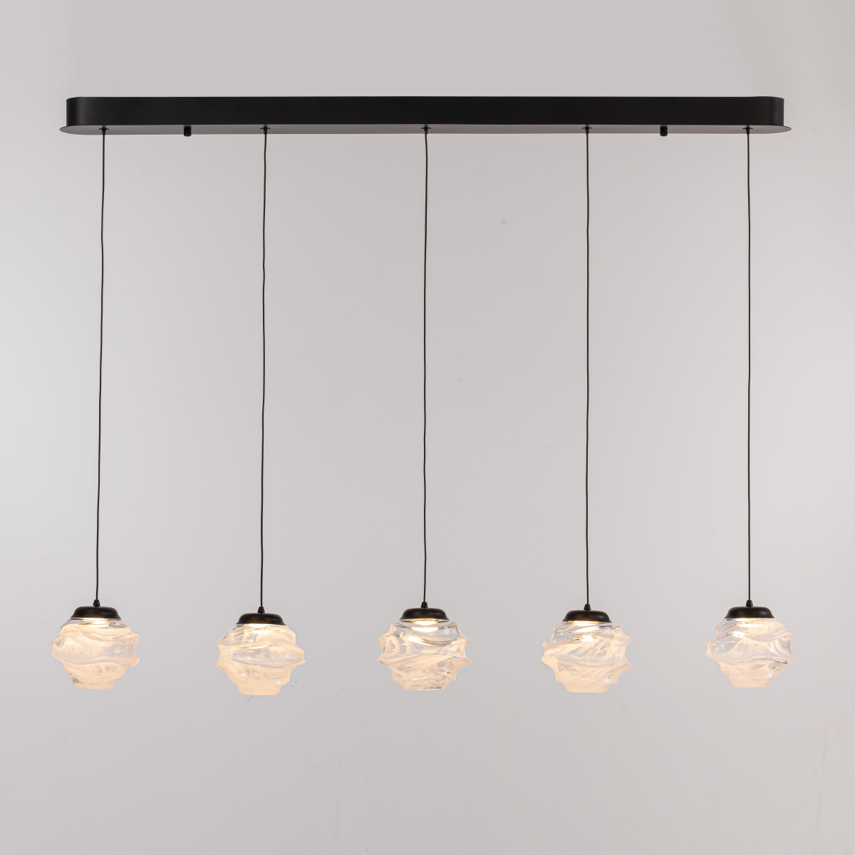 подвесной светильник delight collection md25030003-5b matt black/clear