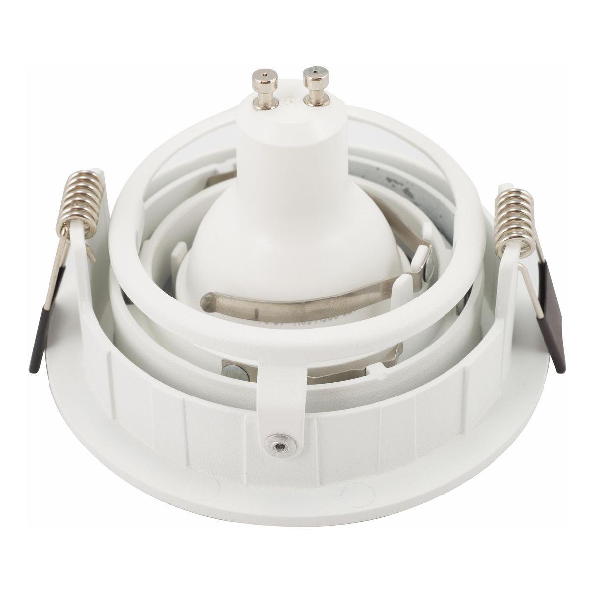 встраиваемый светильник denkirs roto dk2120-wh