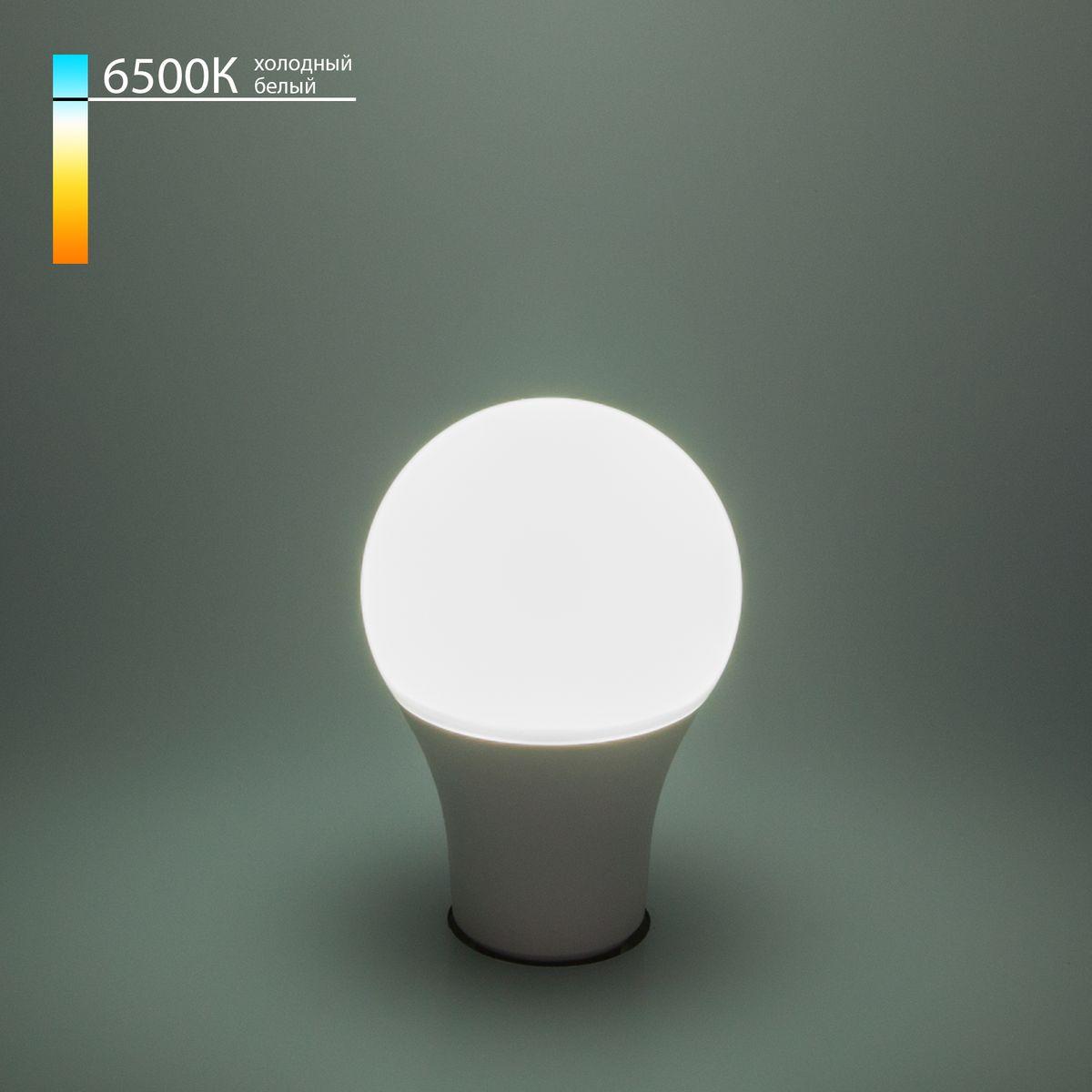 лампа светодиодная elektrostandard e27 15w 6500k матовая a048618