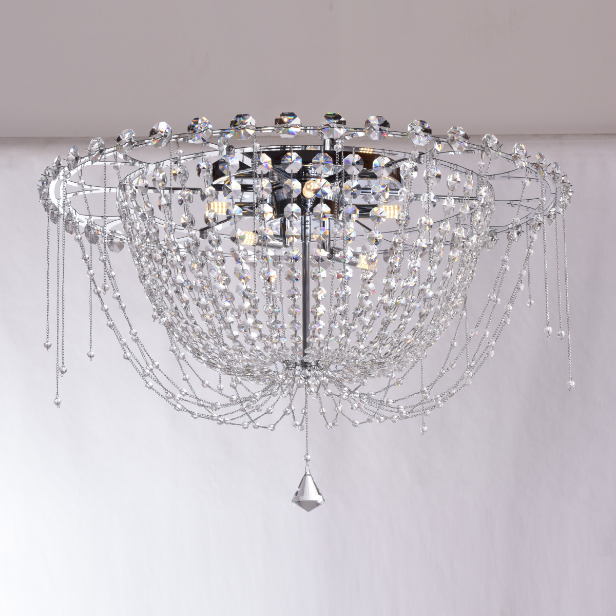 потолочная люстра delight collection mx8319-6a chrome