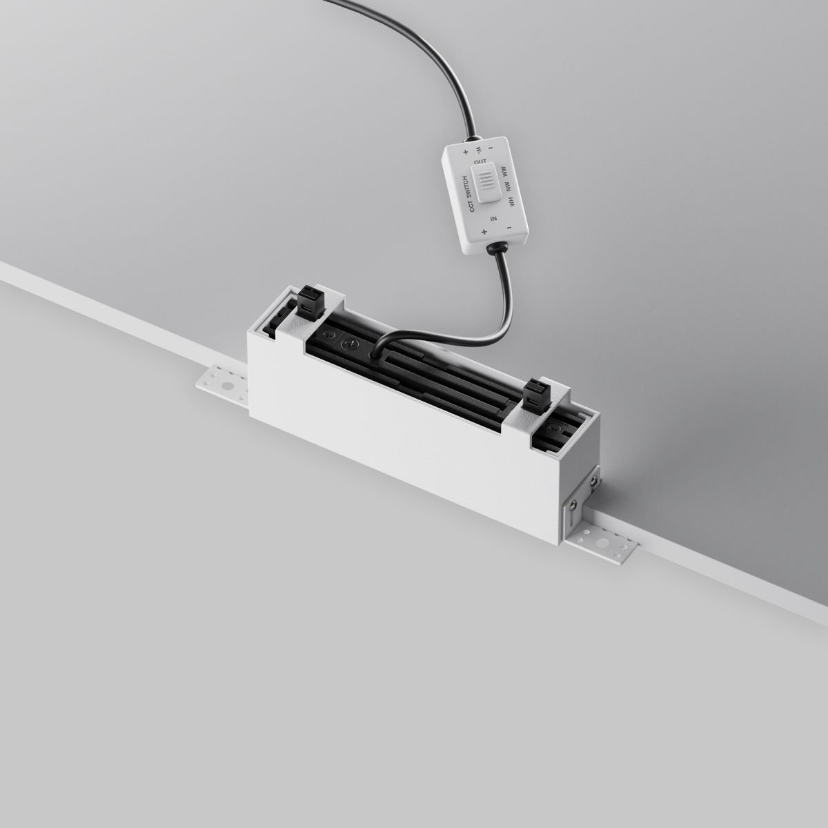 встраиваемый светильник maytoni basis dl066-12w3-6k-trs-w