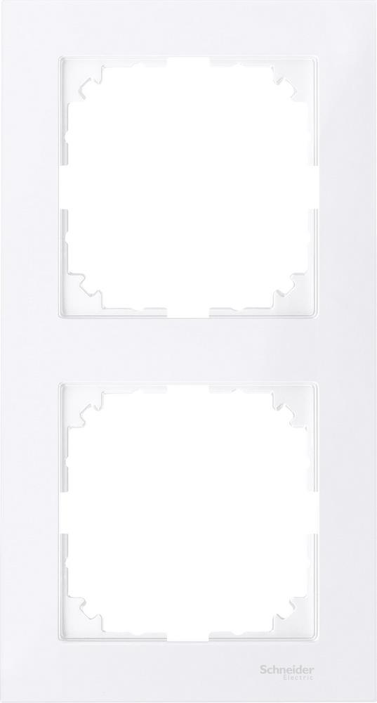 рамка на 2 поста schneider electric merten mtn4020-3625