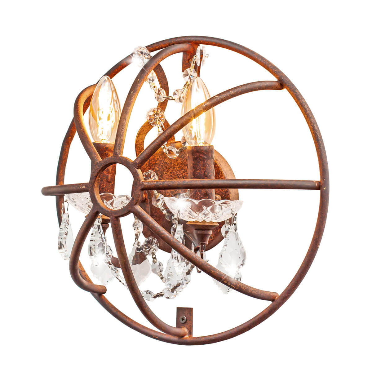 бра loft it foucaults orb crystal loft1897w