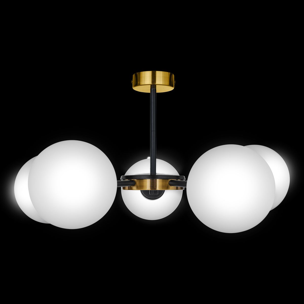 люстра на штанге 33 идеи chn800s.05.17bl.pa-s01wh