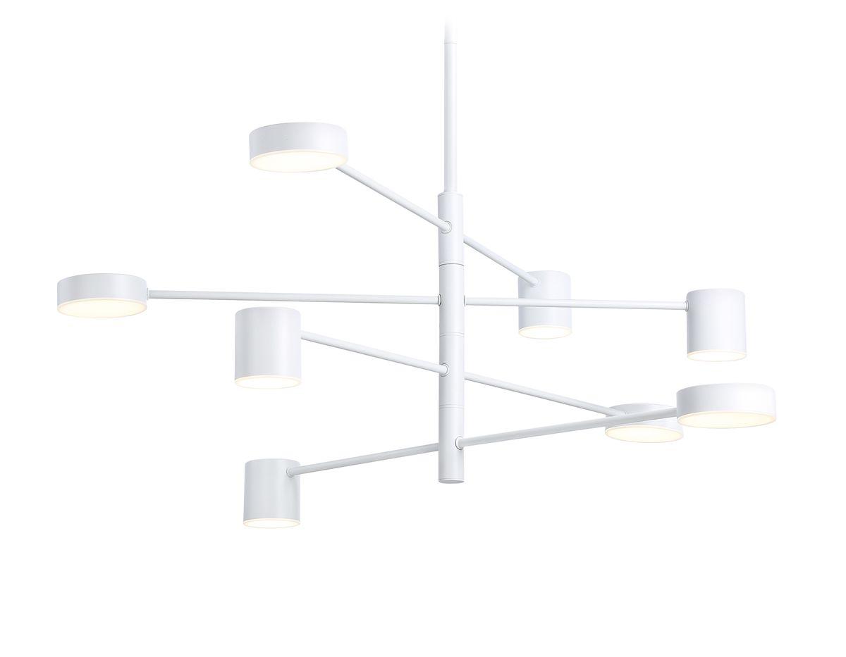 подвесная светодиодная люстра ambrella light comfort linetech fl51688