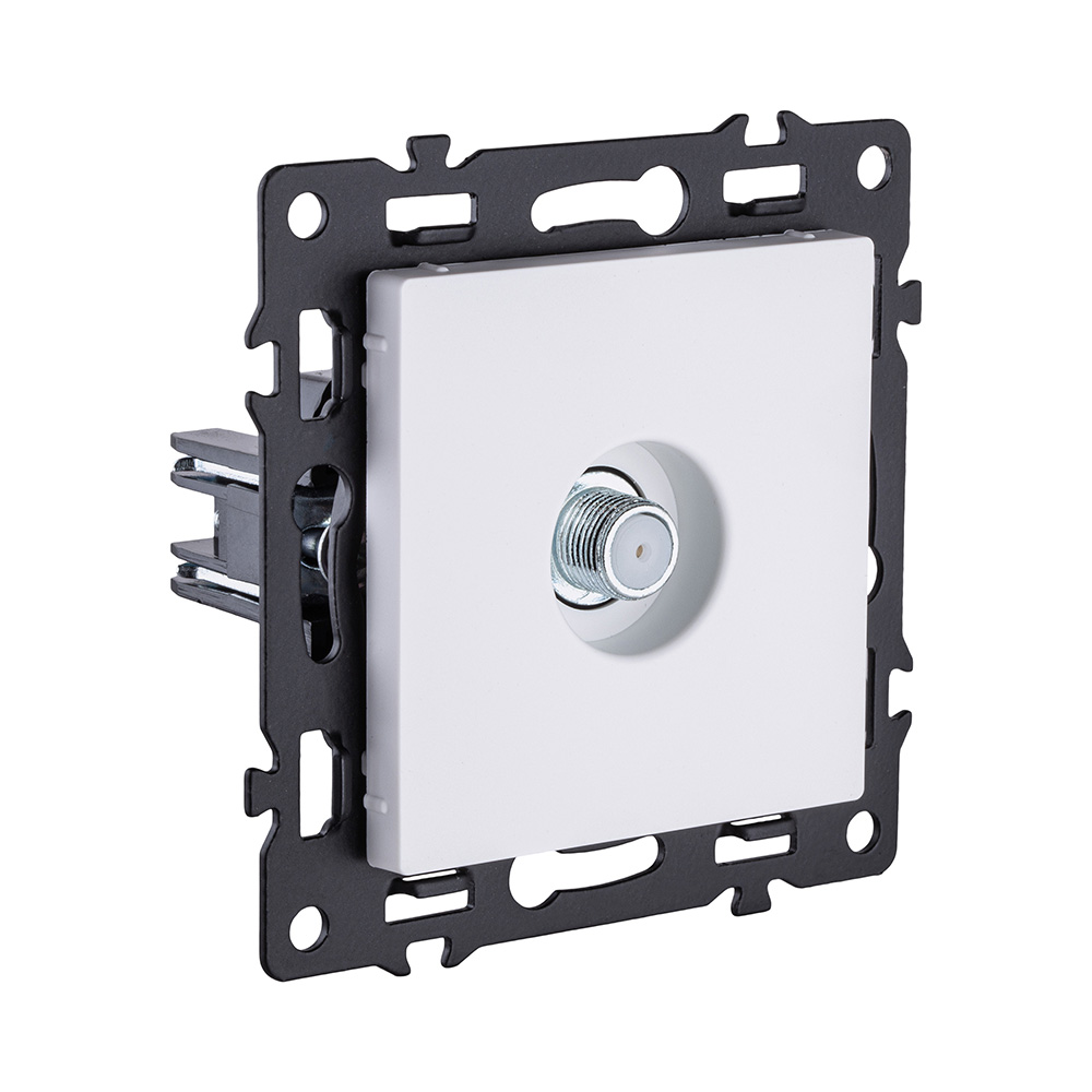 розетка tv, белый kollinger asthetik as-020wh