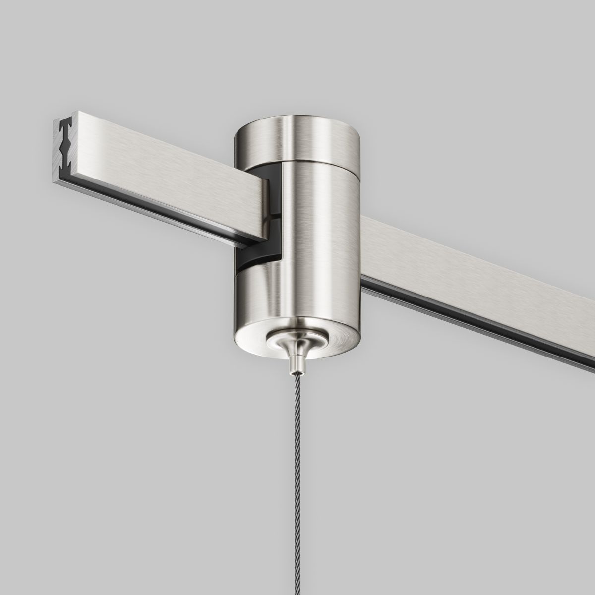 коннектор с тросовым подвесом для магнитного шинопровода maytoni technical tau flarity tra154sw-1pt