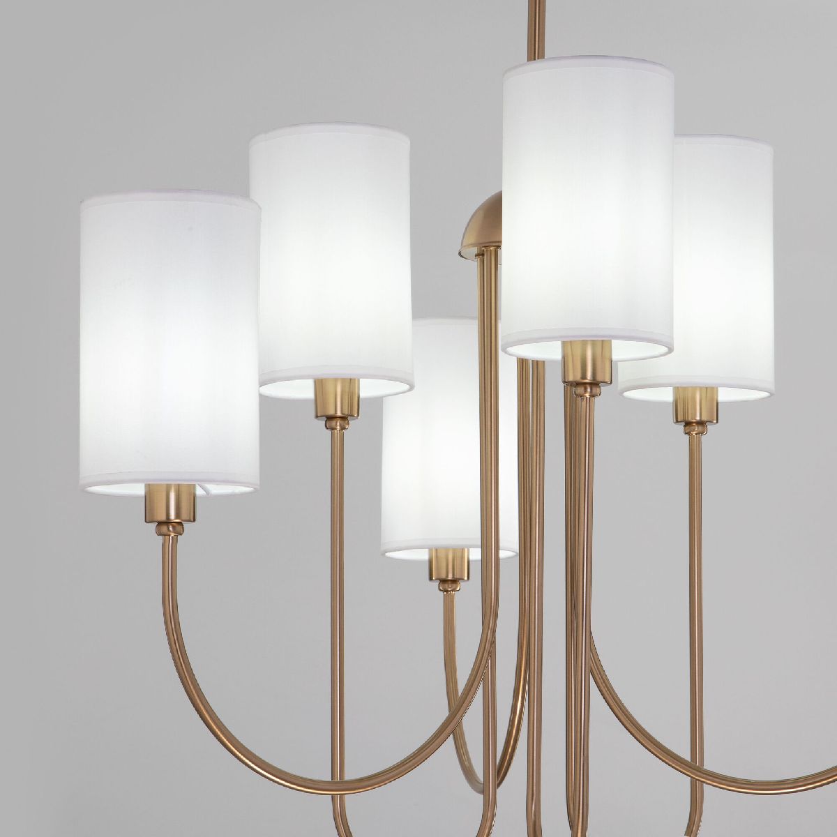 подвесная люстра eurosvet abbey 60164/6 латунь smart a065745