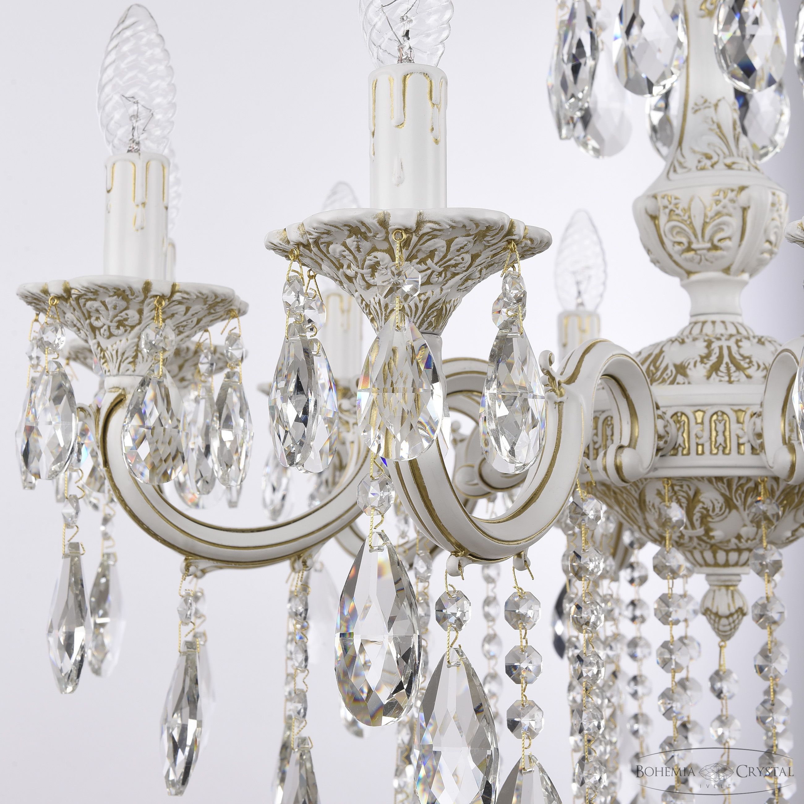 подвесная люстра bohemia ivele crystal al78101/10/210 b wmg