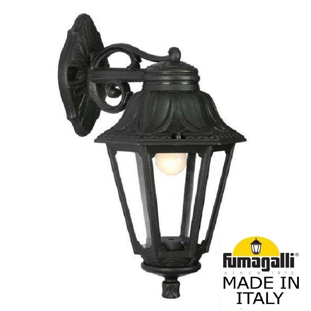 уличный настенный светильник fumagalli bisso/anna e22.131.000.axe27dn