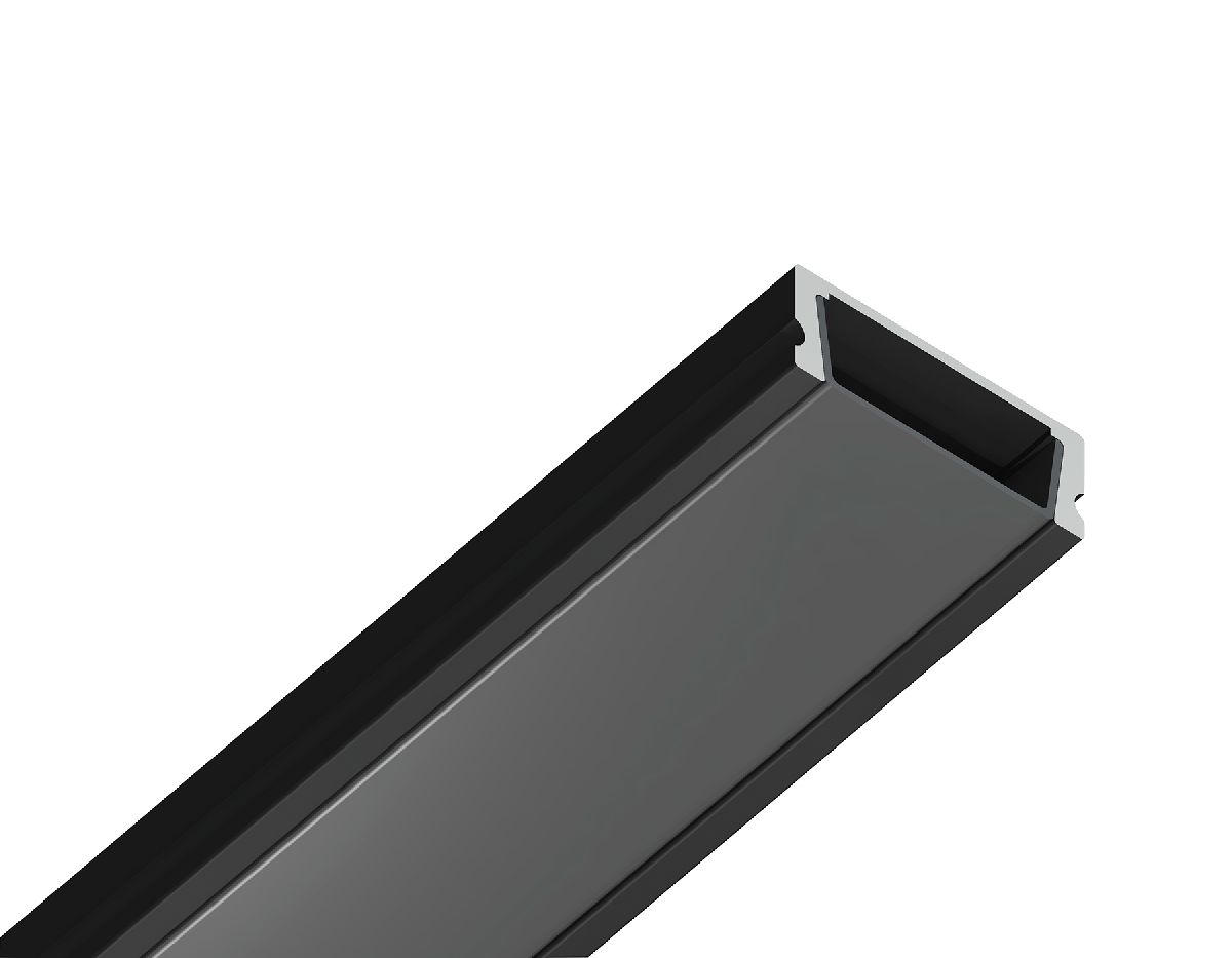 алюминиевый накладной профиль ambrella light alum profile gp1700bk/bk