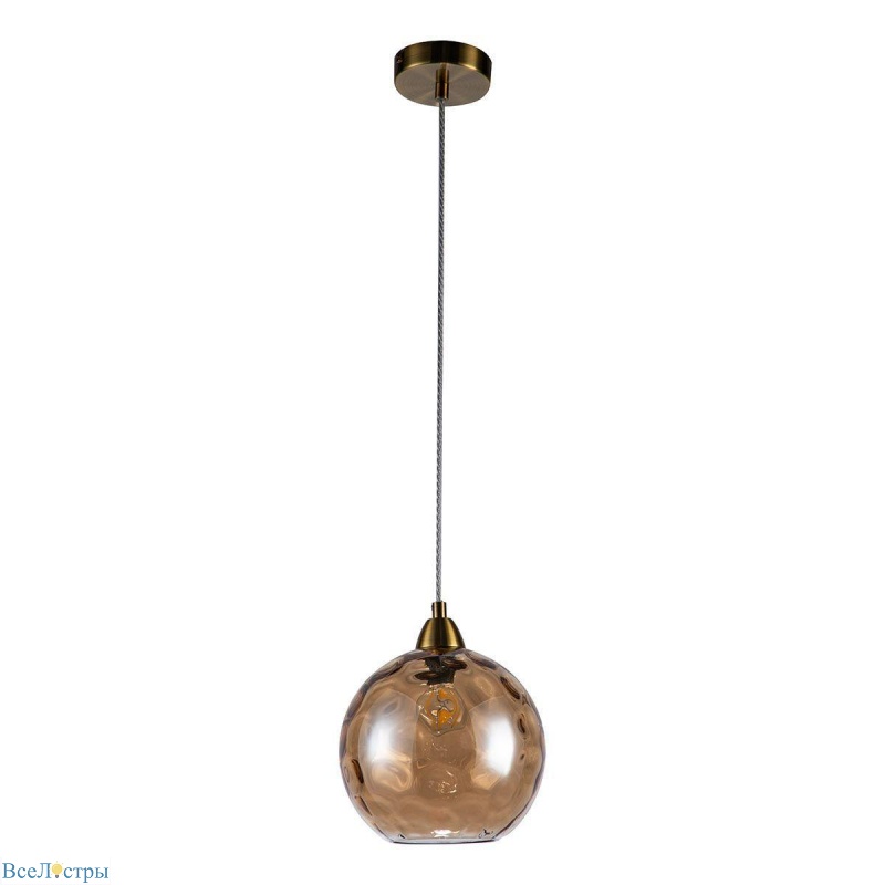 подвесной светильник indigo memoria 11003/1p cognac v000089