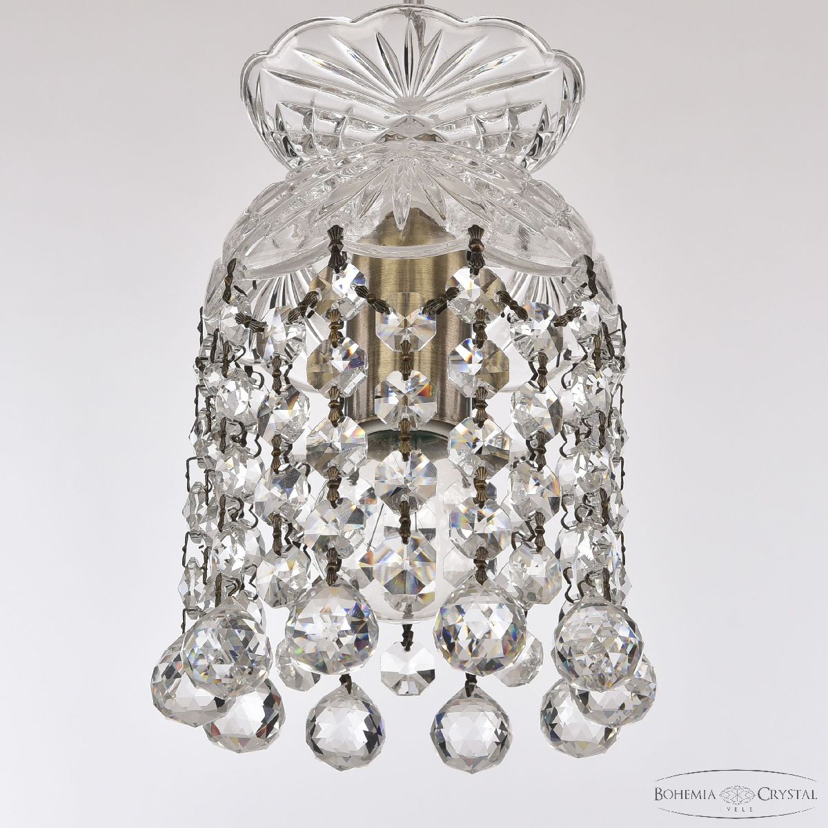 подвесной светильник bohemia ivele crystal 14781p/11 pa balls