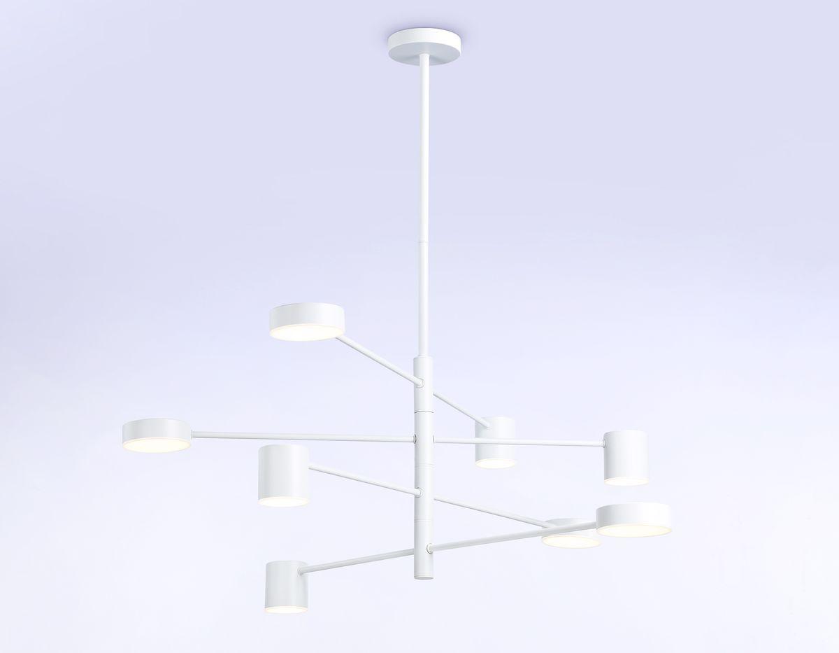 подвесная светодиодная люстра ambrella light comfort linetech fl51688