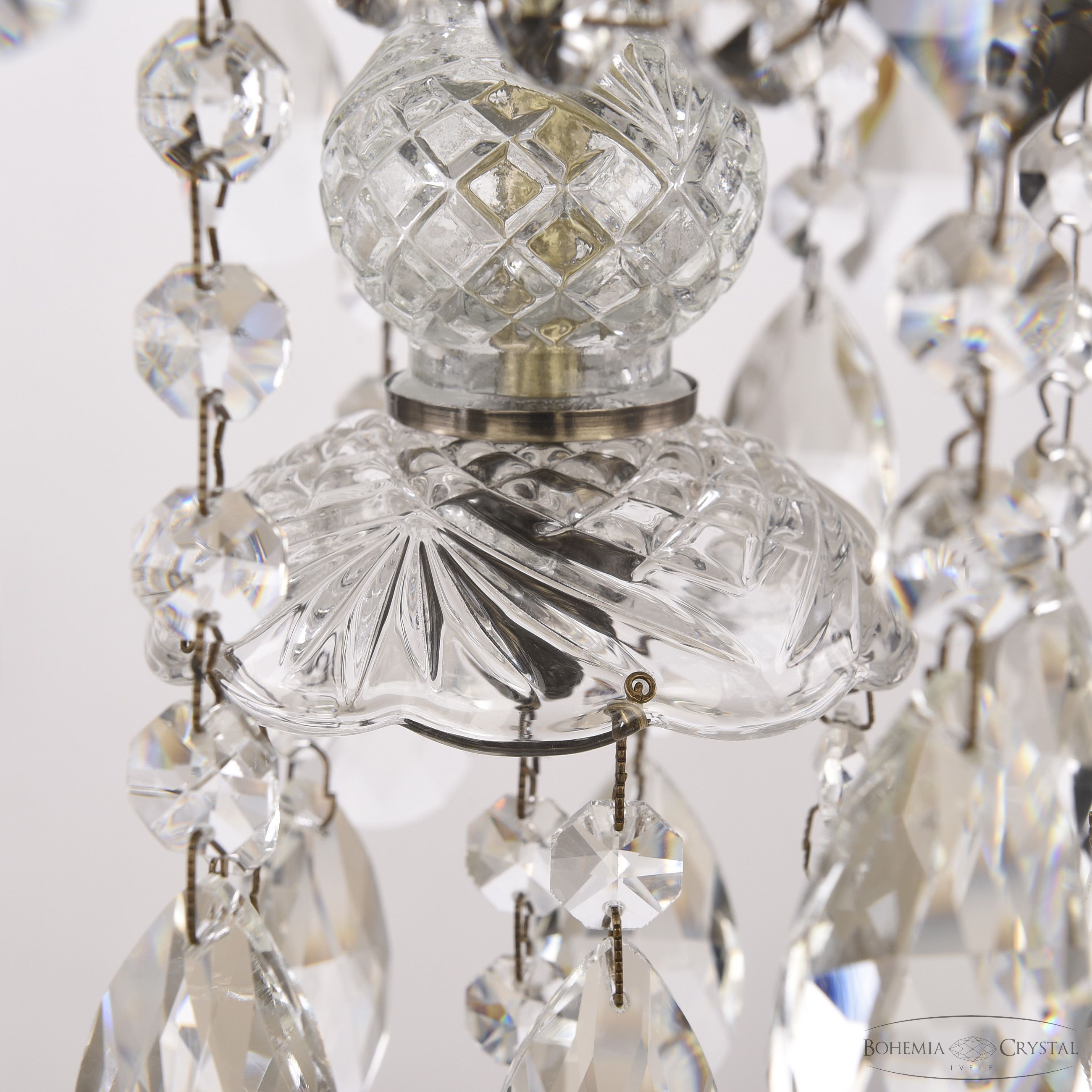 подвесная люстра bohemia ivele crystal al16315/5/141 pd