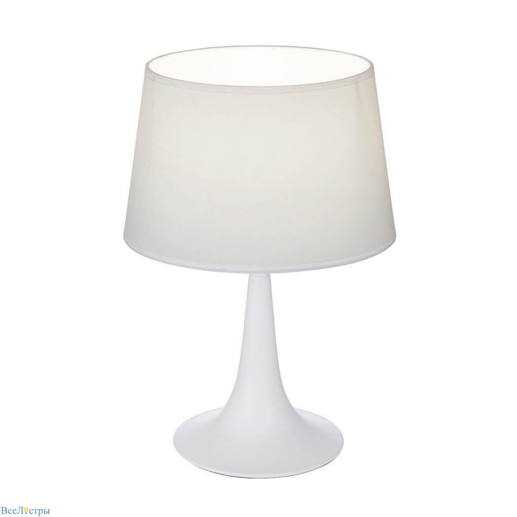 настольная лампа ideal lux london tl1 small bianco 110530