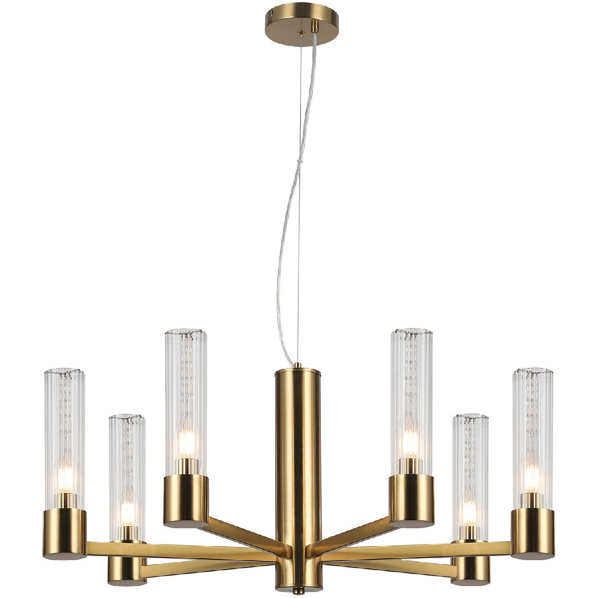 подвесная люстра illumico il0313-7p-79 brass