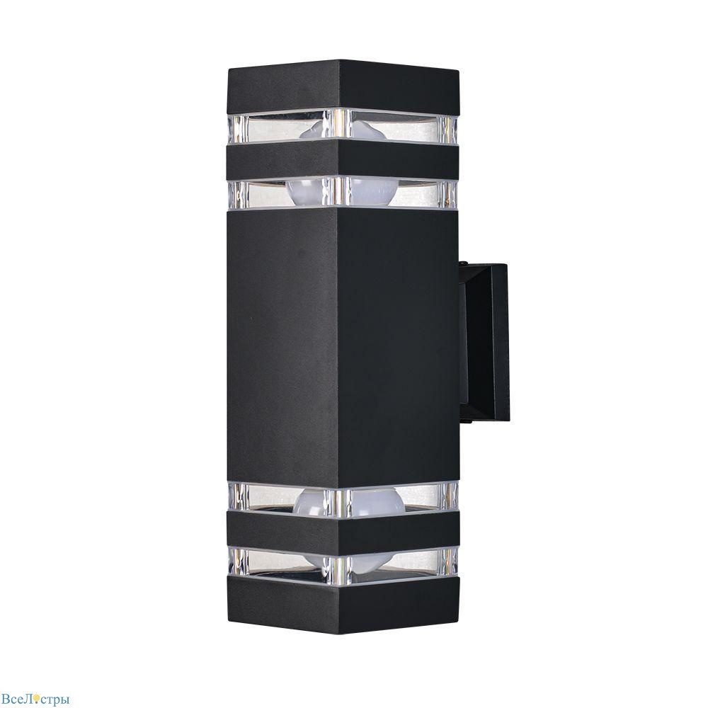 уличный настенный светильник arte lamp heather a4413al-2bk