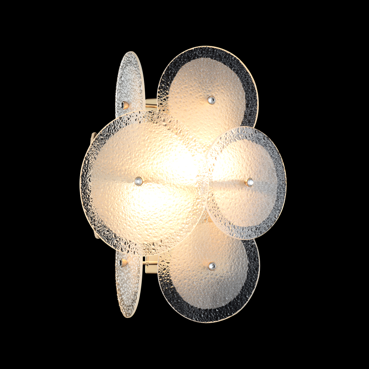 настенный светильник crystal lux dandelion ap2 gold