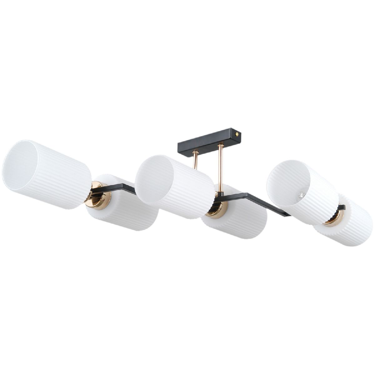 потолочная люстра illumico il0809-6asq-25 bk ab naples