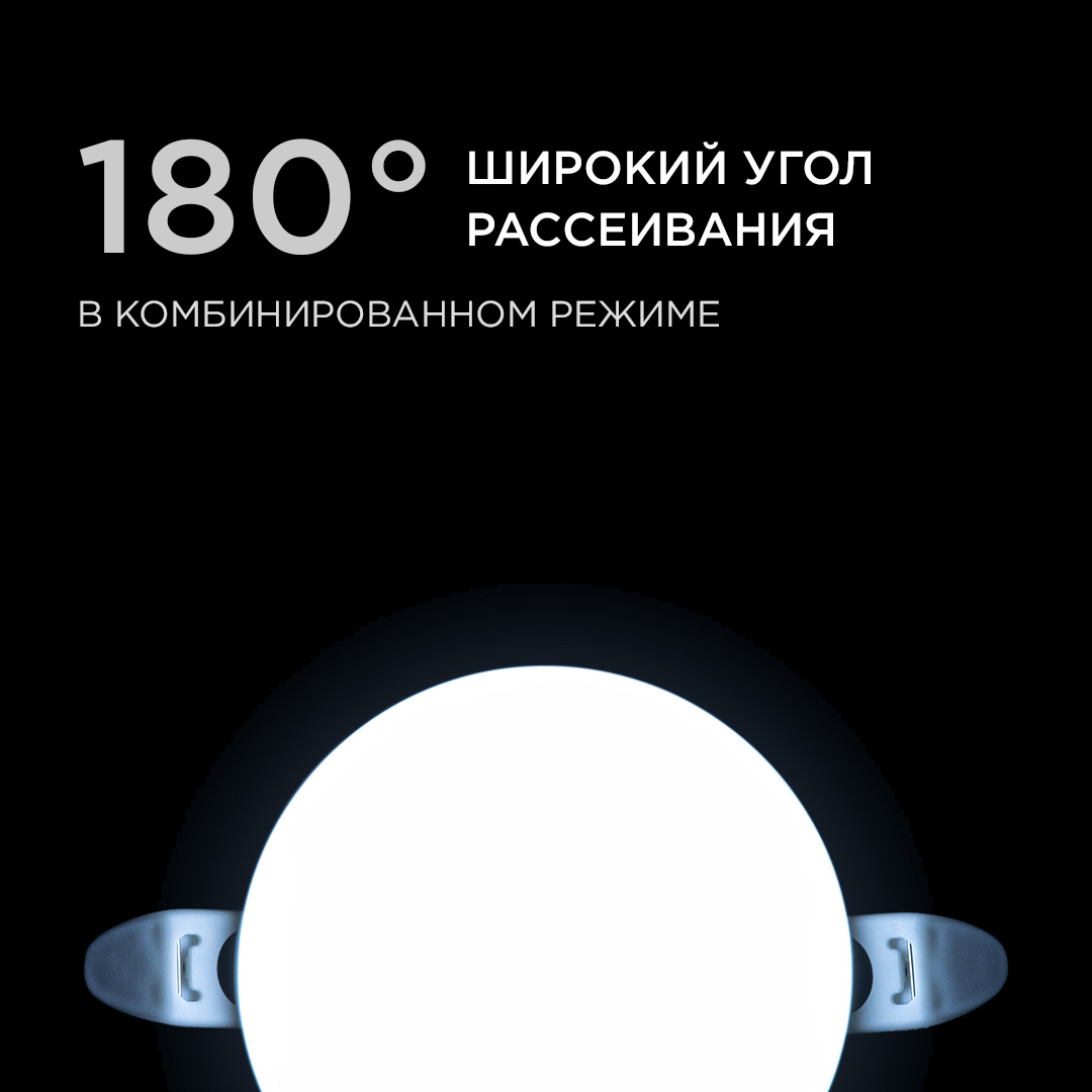 встраиваемая светодиодная панель безрамочная apeyron flp 06-102