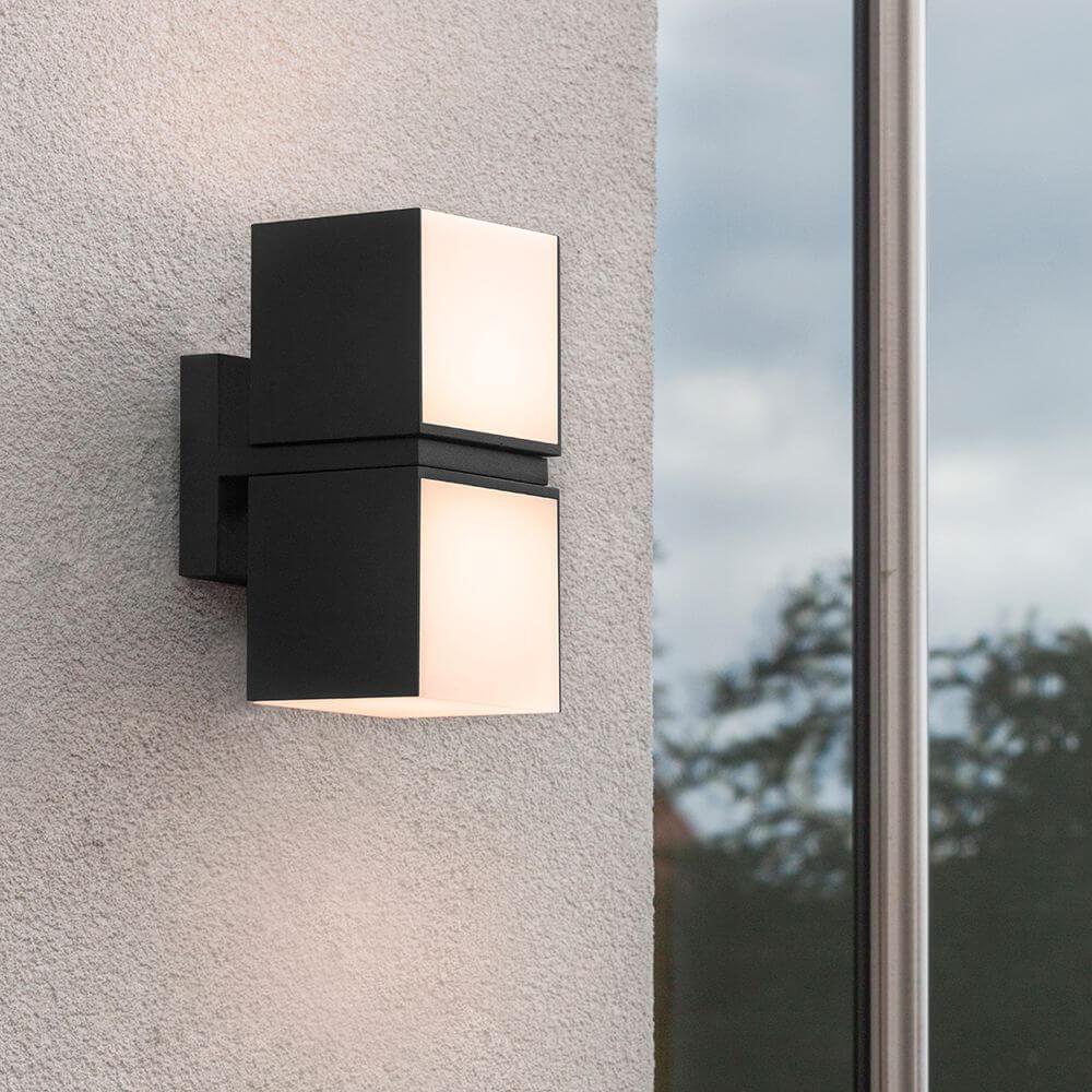 уличный настенный светодиодный светильник arte lamp belgrade a5193al-2bk