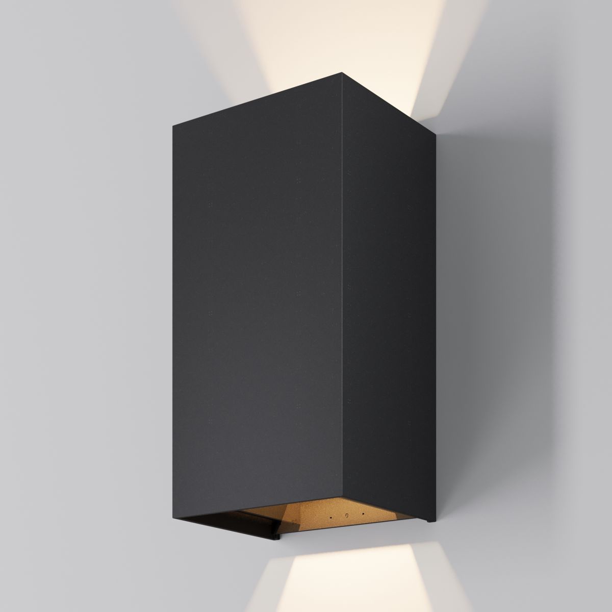 уличный настенный светильник maytoni drape o525wl-l20b3k