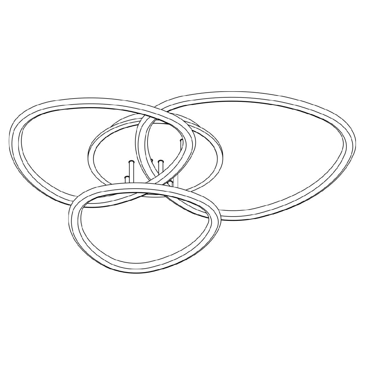 потолочная люстра citilux trio cl215b132