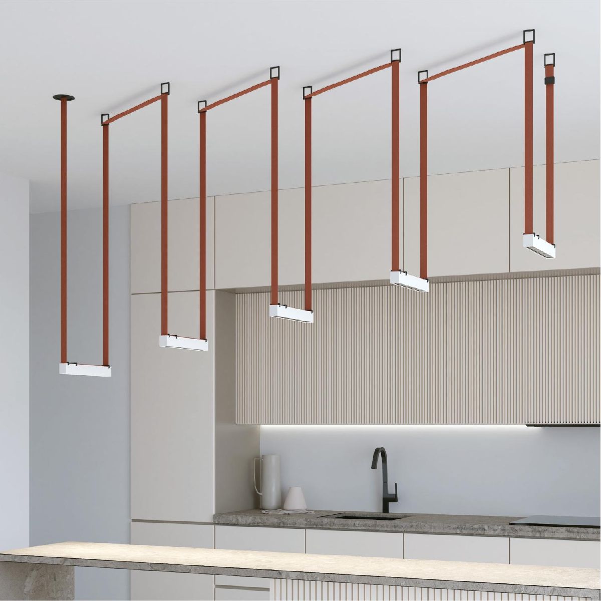 трековый однофазный светильник denkirs belty grill dk5571-wb
