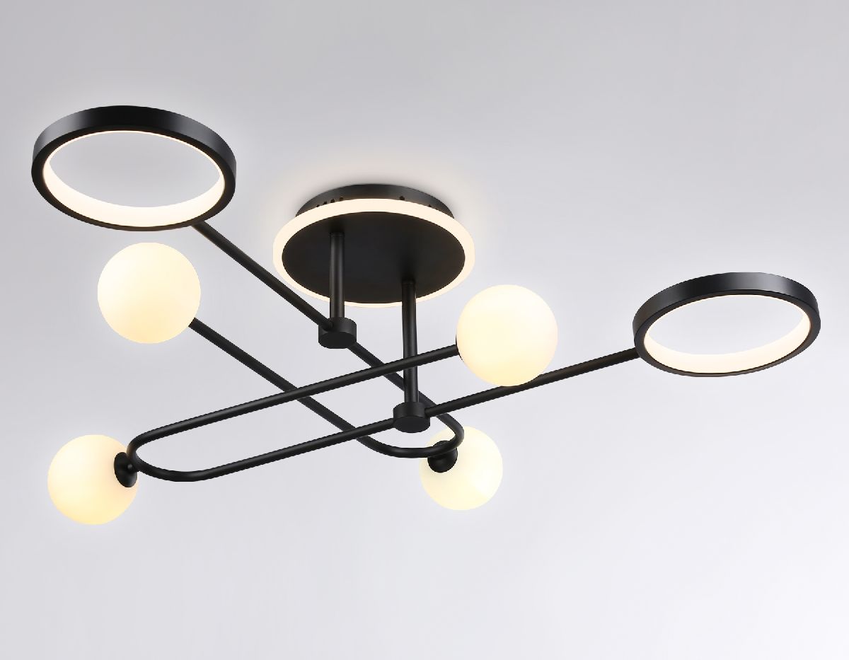 потолочная люстра ambrella light comfort linetech fl66232