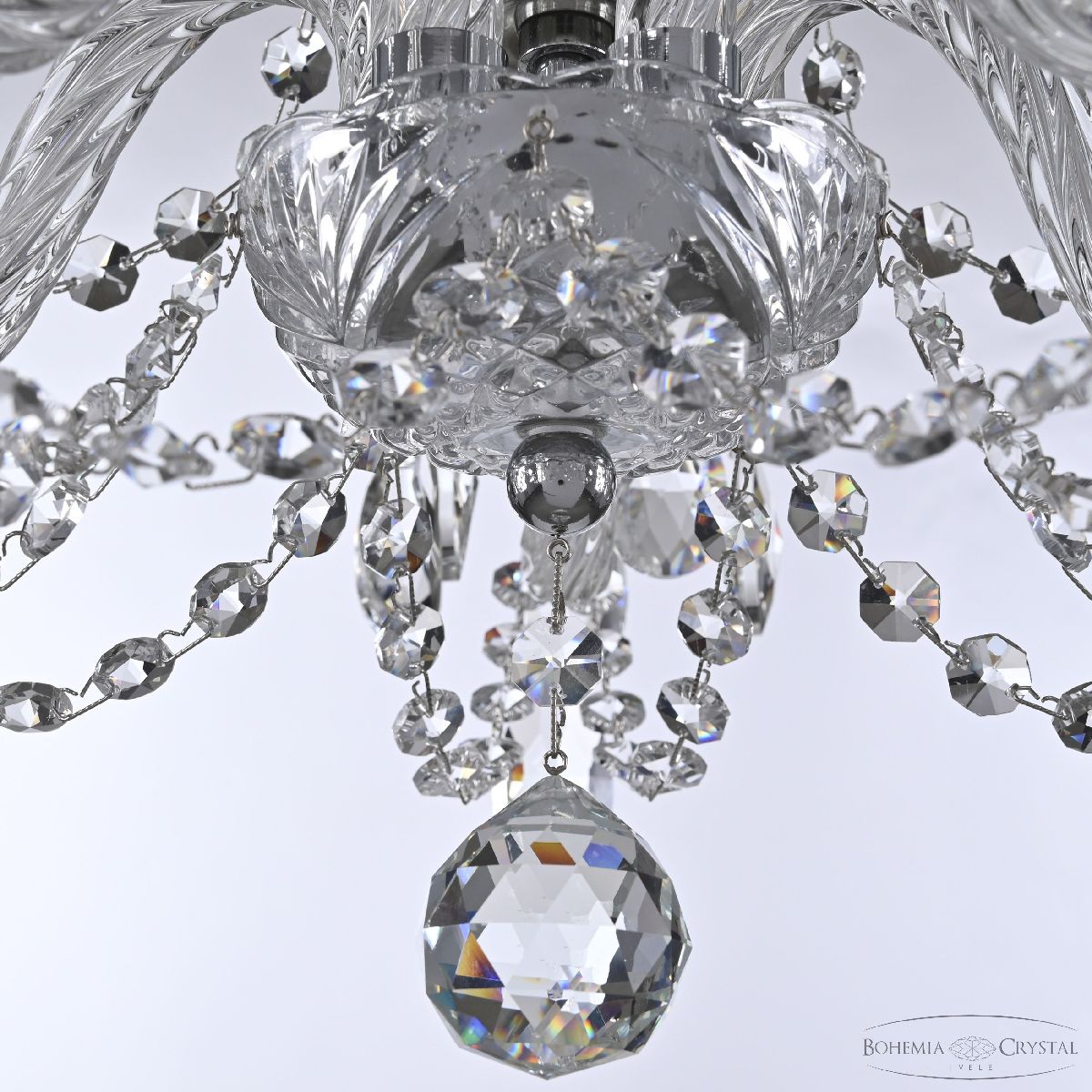 подвесная люстра bohemia ivele crystal 101/5/141 ni