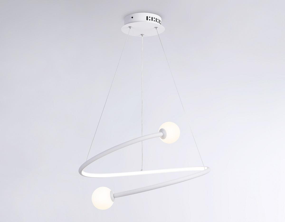 подвесной светодиодный светильник ambrella light comfort linetech fl66291