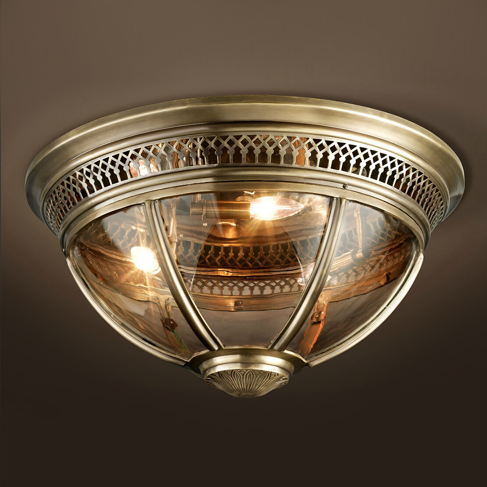 потолочный светильник residential 3 ant. brass delight collection