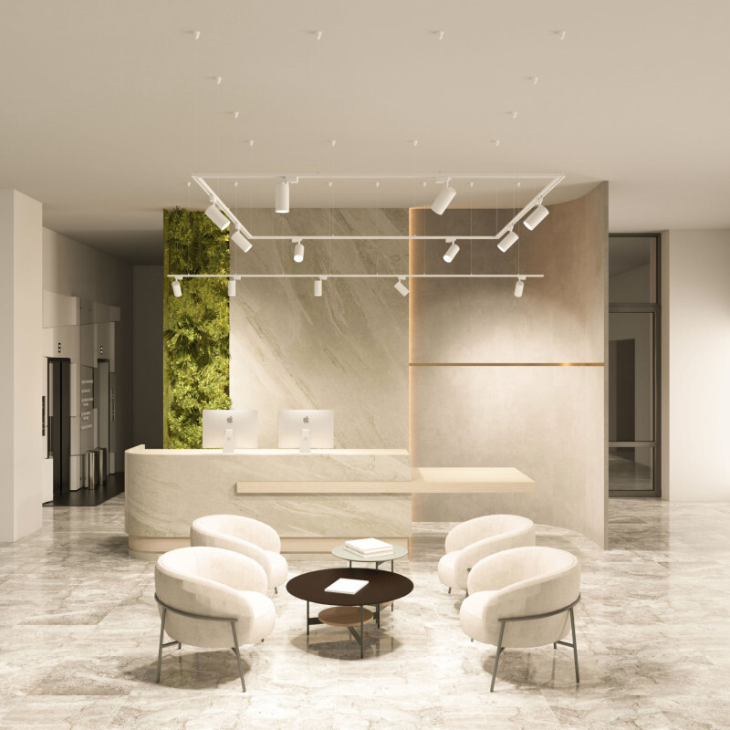 трековый однофазный светильник denkirs solid koper dk6455-wh