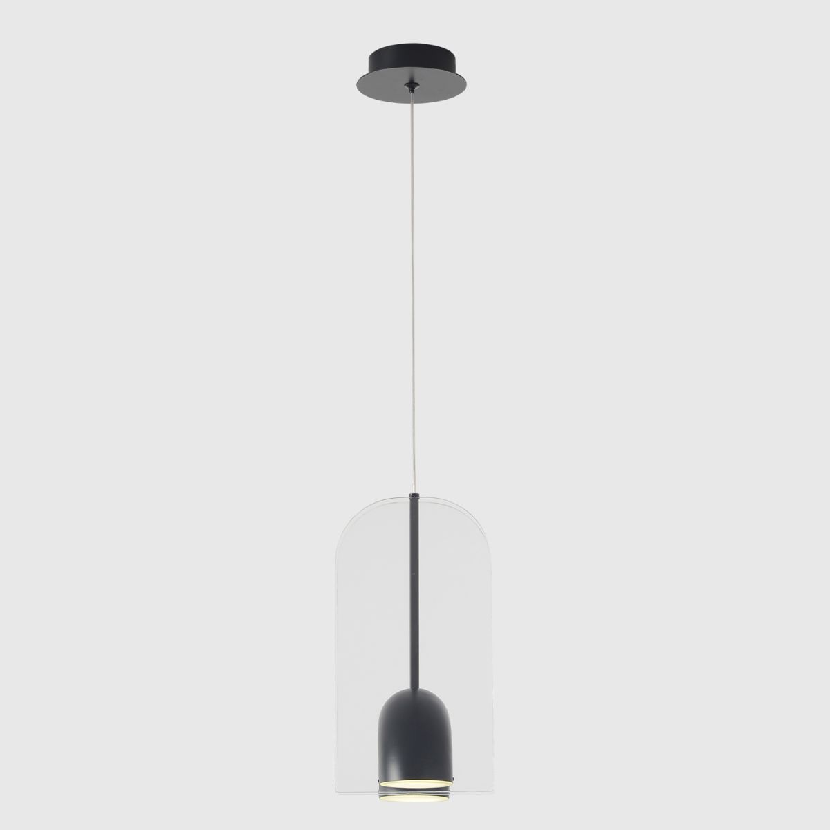 подвесной светильник crystal lux element sp12w led black