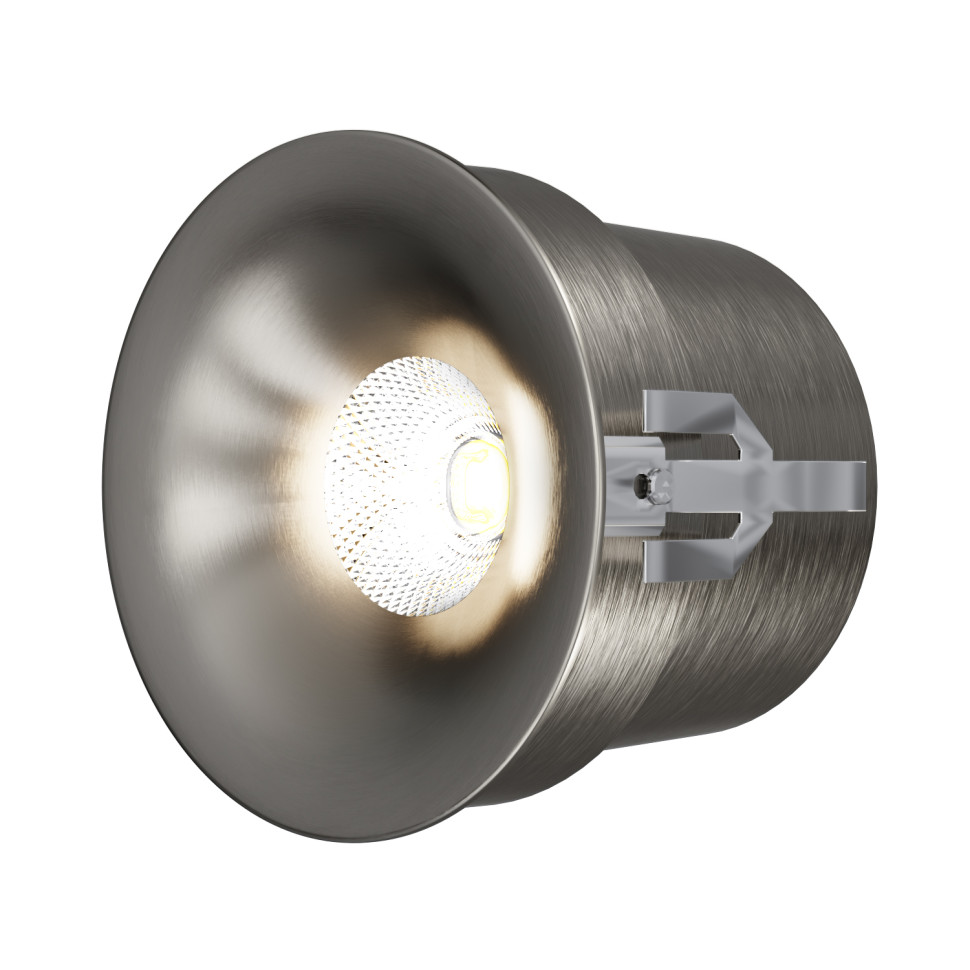 встраиваемый влагозащищенный светильник italline it014-0208 nickel