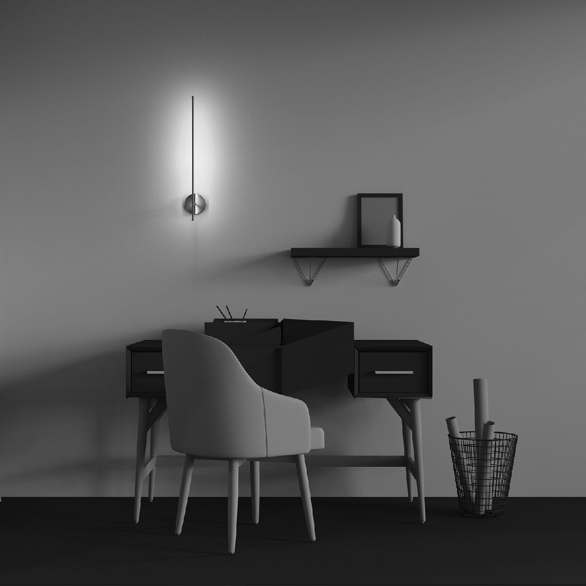 настенный светильник maytoni elegant c085wl-l7bs2.7k