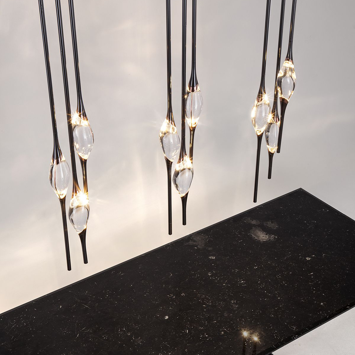 подвесной светильник delight collection pezzo om82113-9 pearl black