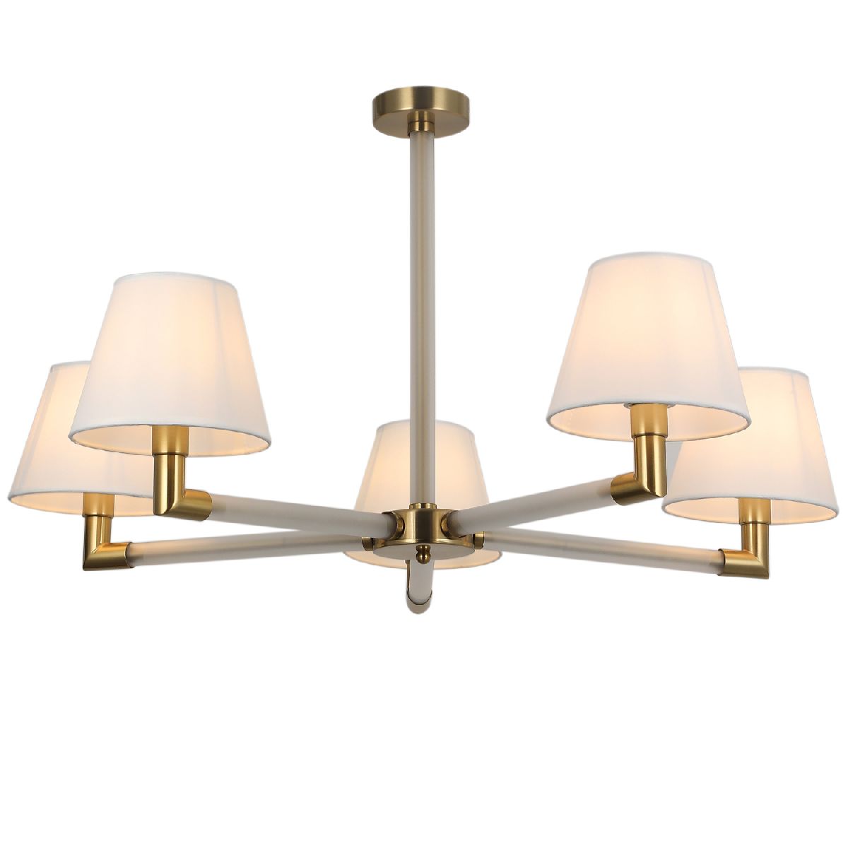 люстра на штанге illumico il0501-5p-79 brass