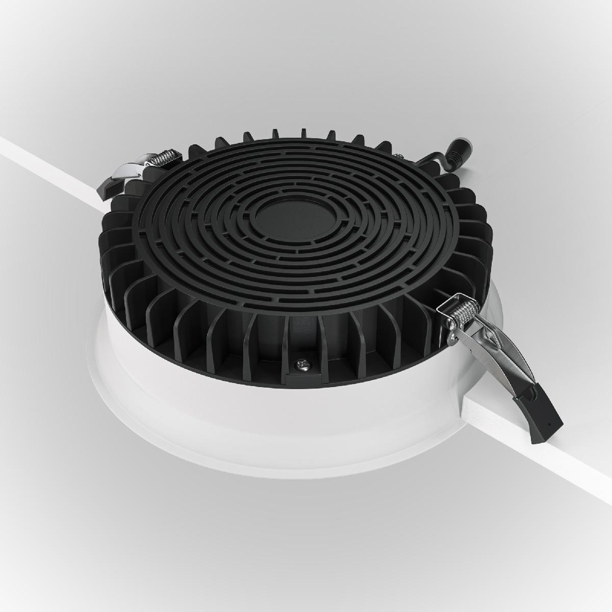 встраиваемый светильник maytoni technical okno dl053-24w4k-w