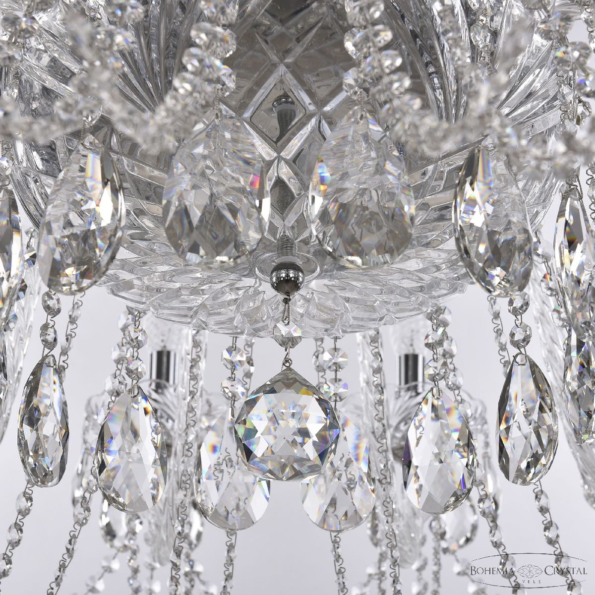 подвесная люстра bohemia ivele crystal 1402/16/400 ni