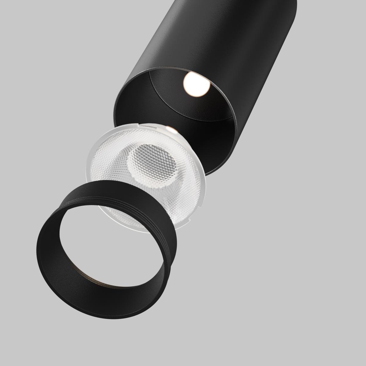 спот maytoni technical focus led c055cl-l12w3k-ss-b