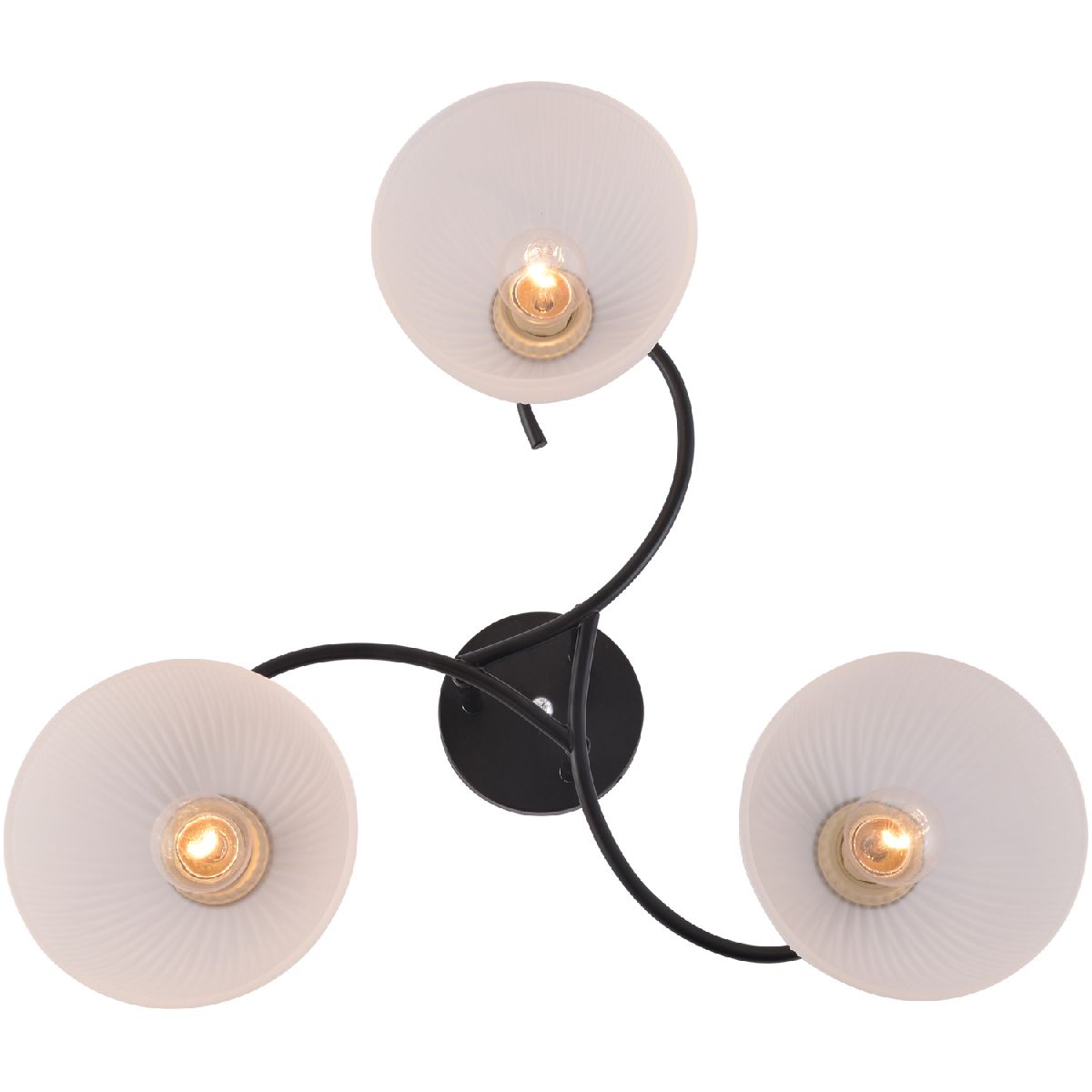 потолочная люстра reluce 01635-0.3-03 bk+cr