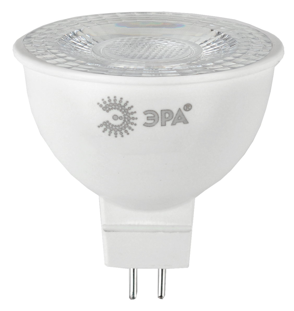 лампа светодиодная эра gu5.3 8w 4000k led lense mr16-8w-840-gu5.3 б0054939