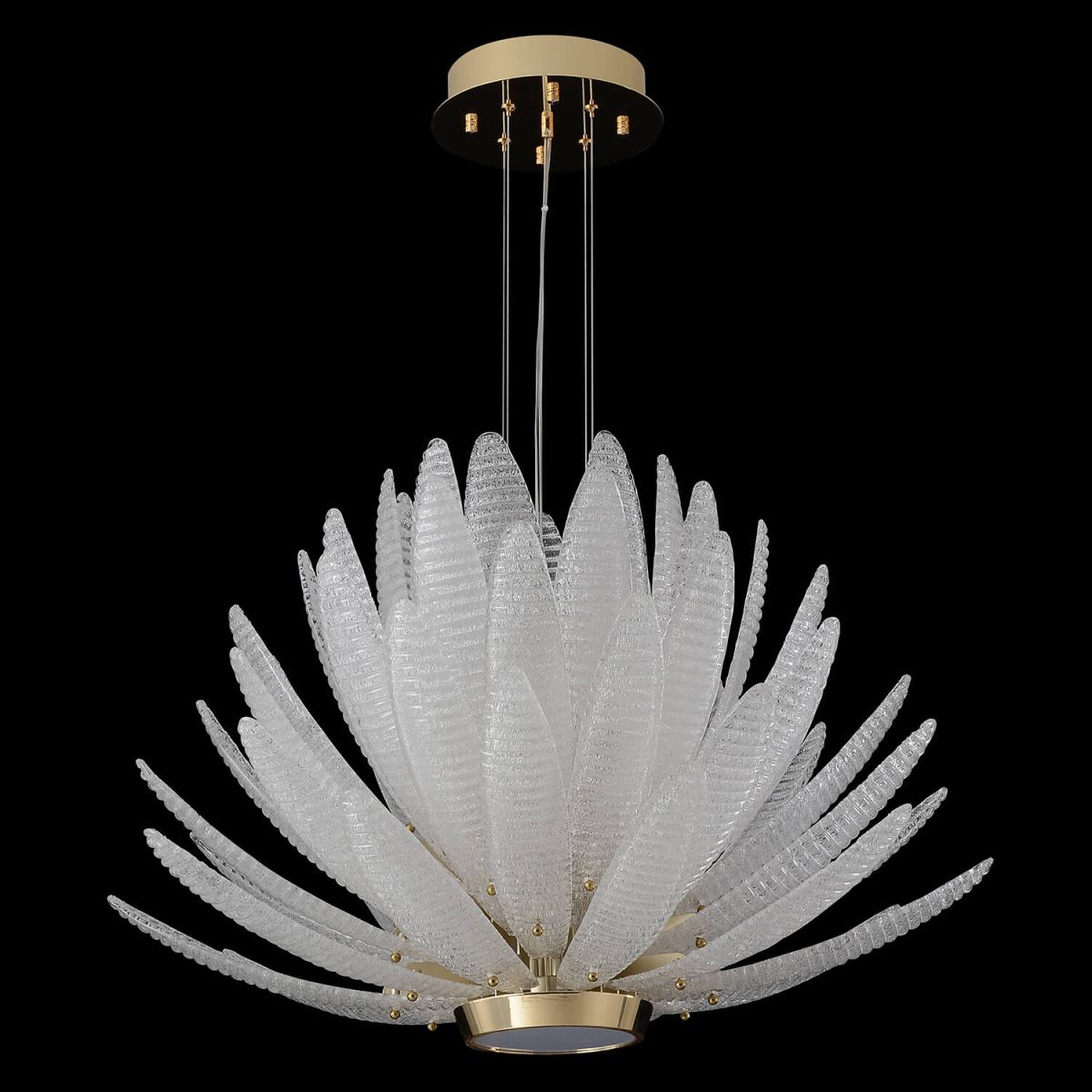 подвесная люстра crystal lux artichoke sp8+1 gold