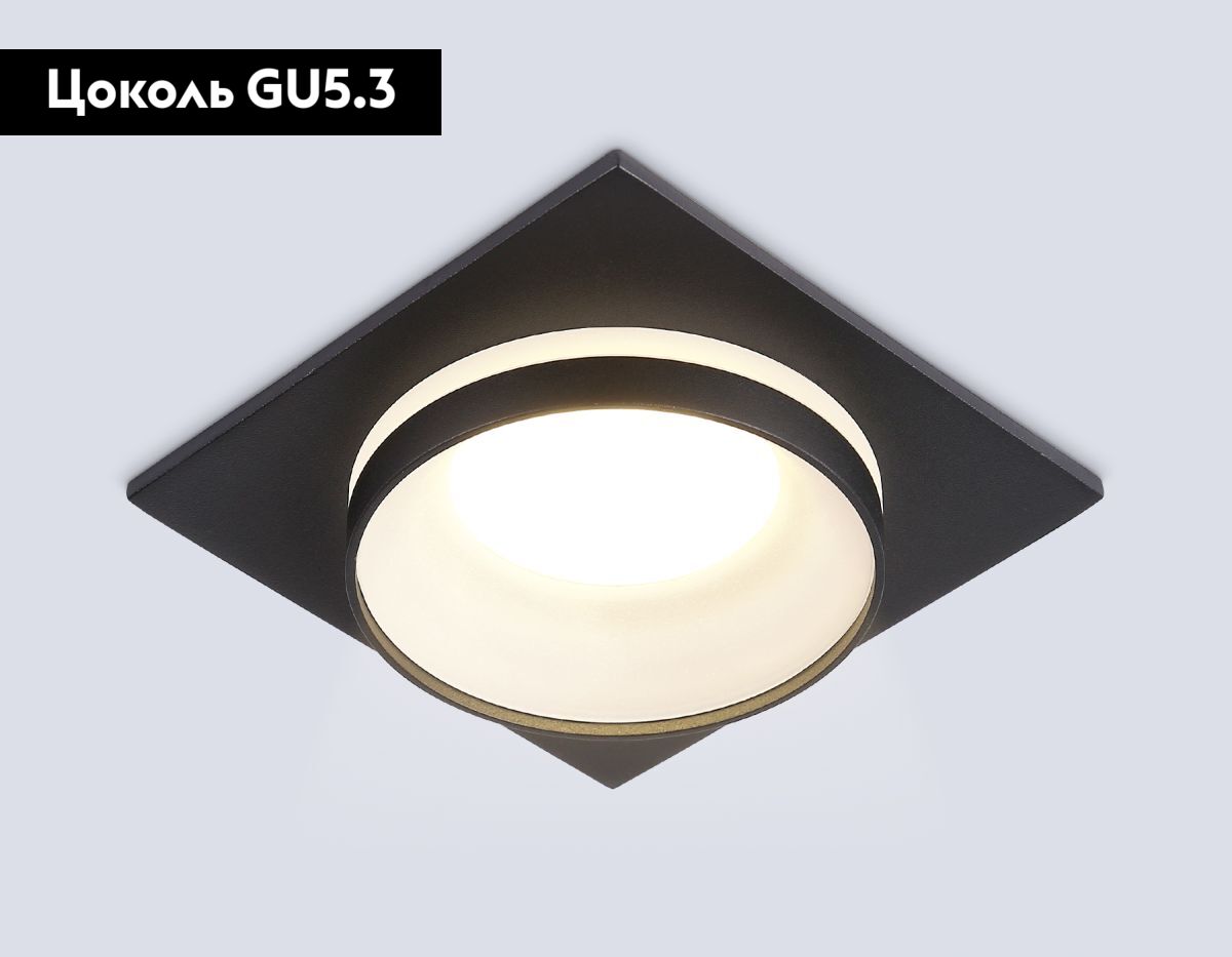 встраиваемый светильник ambrella light techno spot acrylic tech tn30710